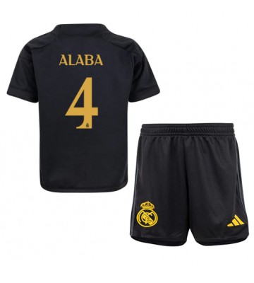 Maillot de foot Real Madrid David Alaba #4 Troisième enfant 2023-24 Manches Courte (+ pantalon court)